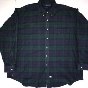 Ralph Lauren Plaid Button Up Size XL